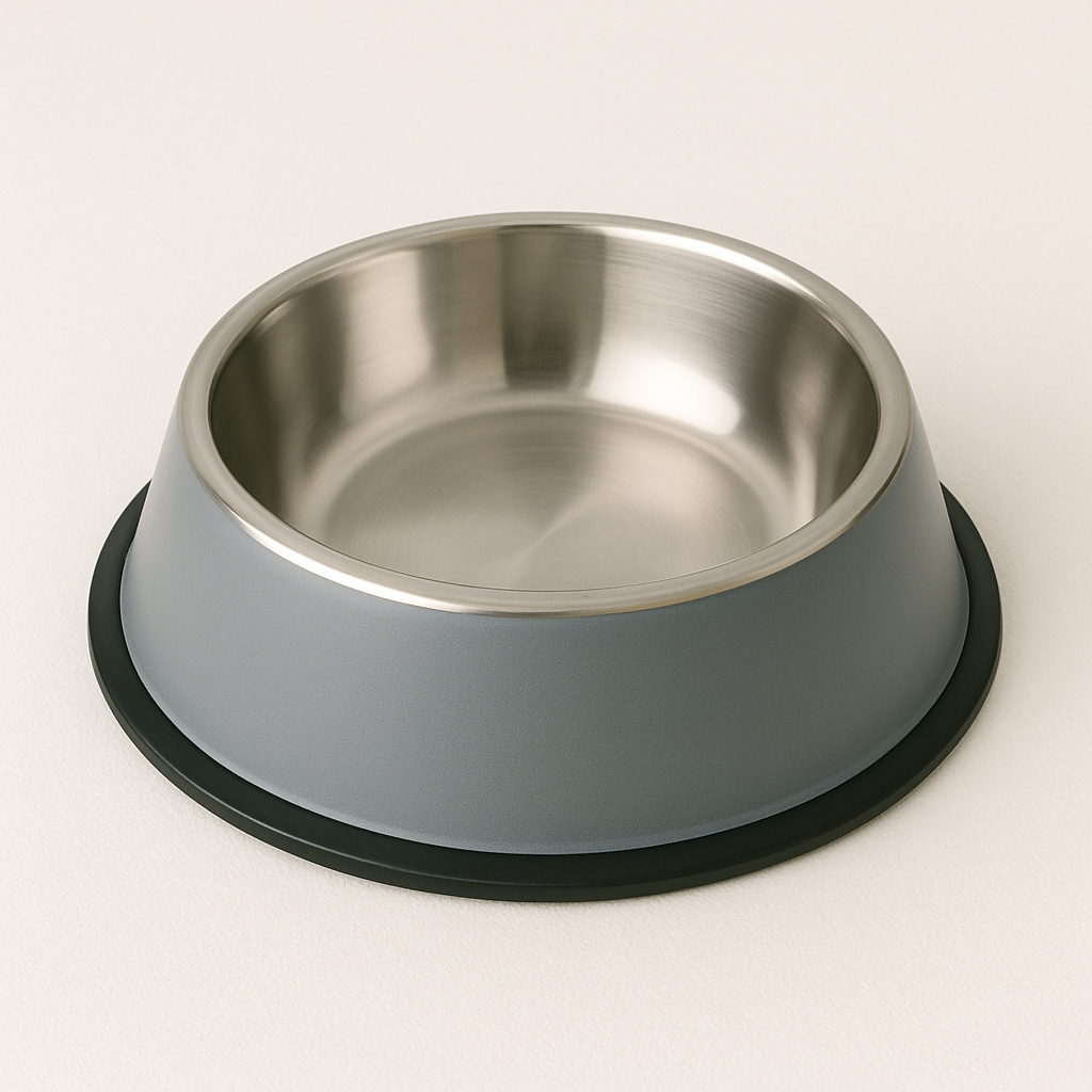Premium Stainless Steel Dog Bowl with Non-Slip Base